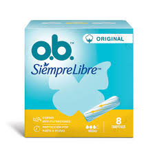 O.B. TAMPONES MEDIO 10 unidades/8 UNID